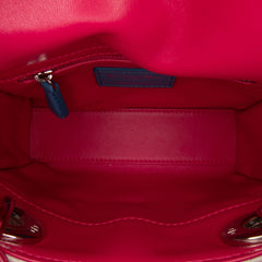 Mini Tricolor Lambskin Cannage Lady Dior