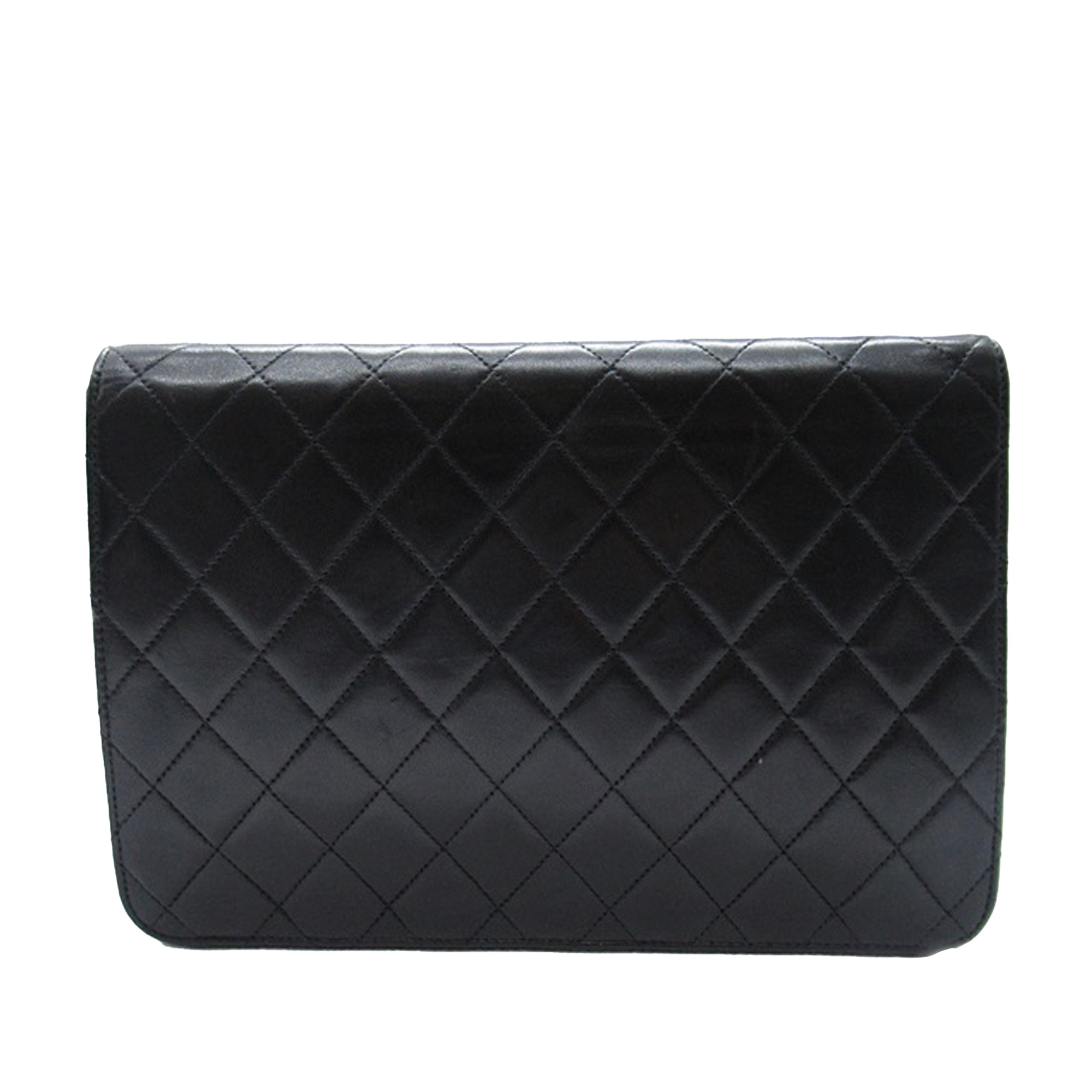 CC Quilted Lambskin Single Flap