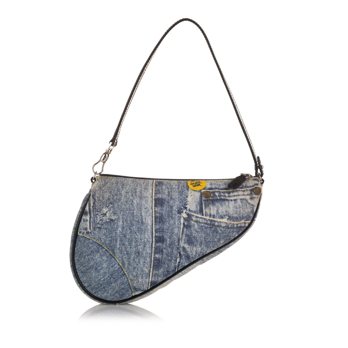 Mini Denim Saddle Pochette