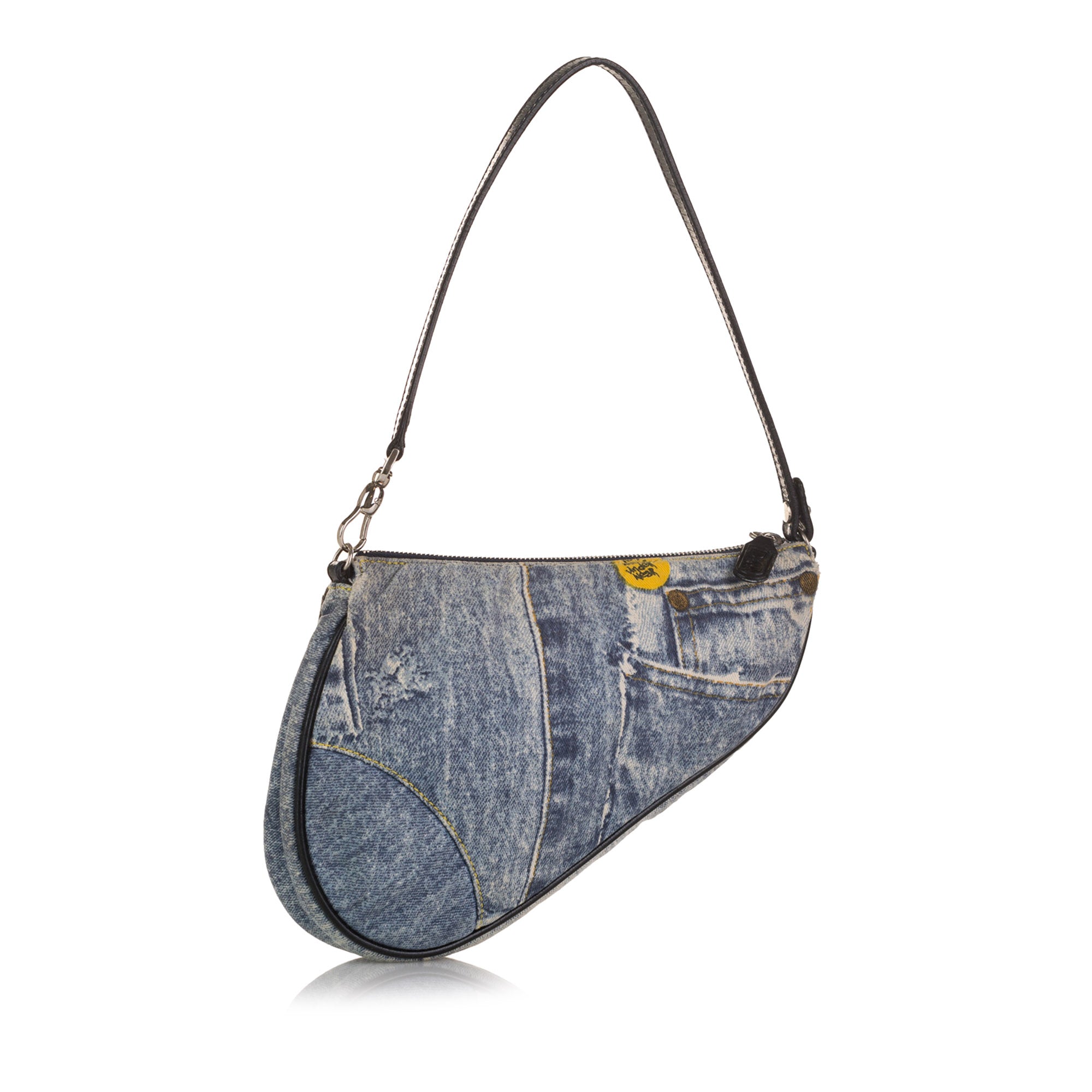 Mini Denim Saddle Pochette