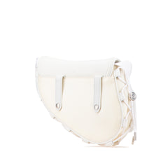 Sacai Technical Fabric and Leather Saddle Bag