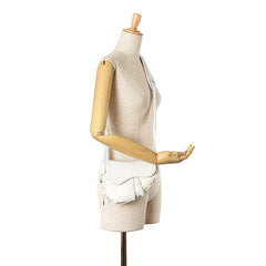 Sacai Technical Fabric and Leather Saddle Bag