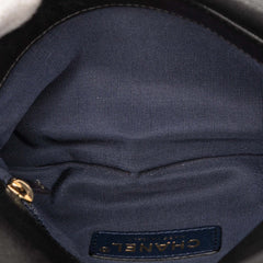 Chevron Calfskin Double Envelope Flap