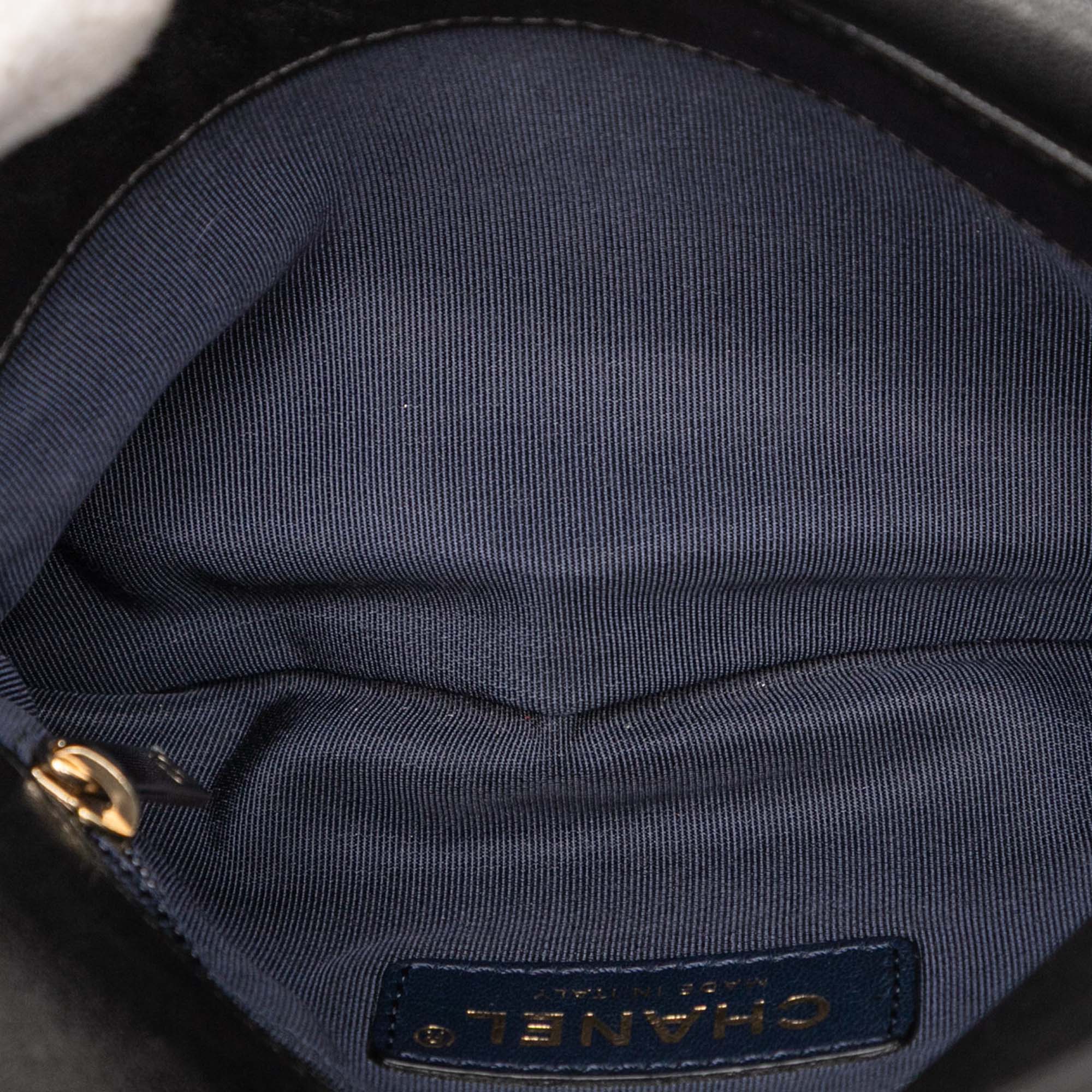 Chevron Calfskin Double Envelope Flap