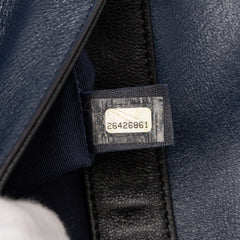 Chevron Calfskin Double Envelope Flap