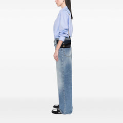 Chevron Calfskin Double Envelope Flap