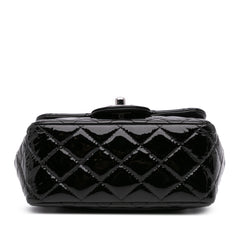 Mini Square Classic Patent Single Flap