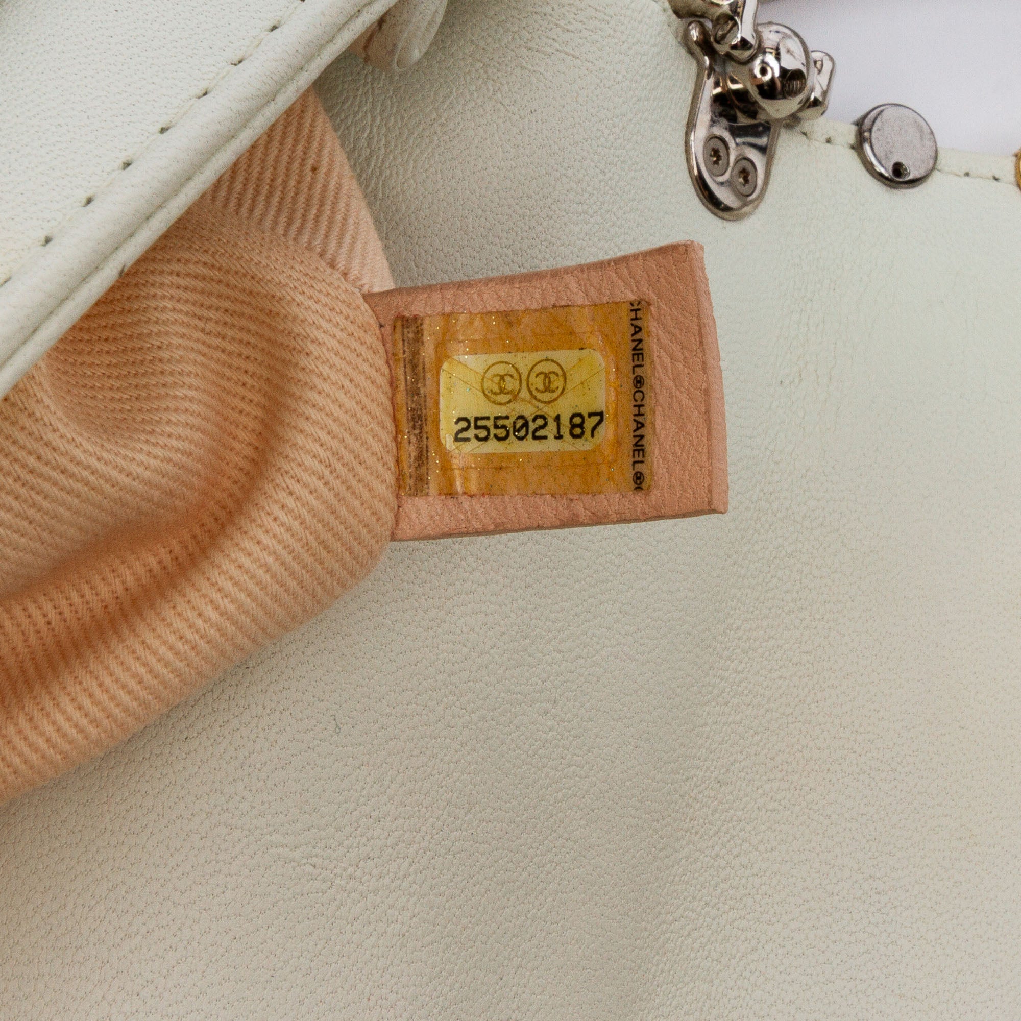 Small Quilted Lambskin Studded Bubble Flap