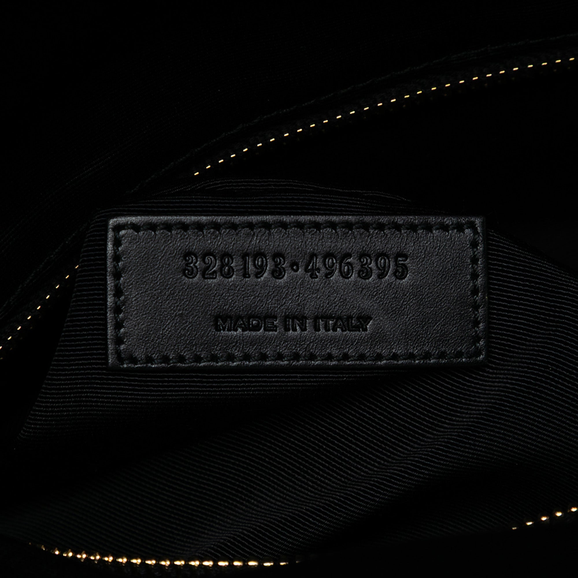 Leather Letters Fold Over Clutch