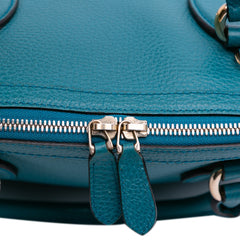 Small Dollar Calfskin GG Charm Dome Satchel