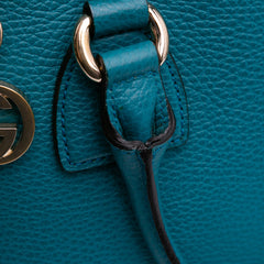 Small Dollar Calfskin GG Charm Dome Satchel