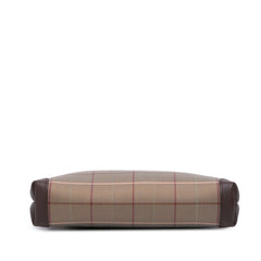 Vintage Check Canvas Clutch