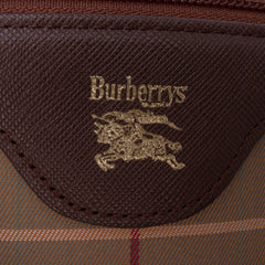 Vintage Check Canvas Clutch