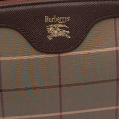 Vintage Check Canvas Clutch