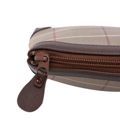 Vintage Check Canvas Clutch
