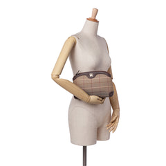 Vintage Check Canvas Clutch