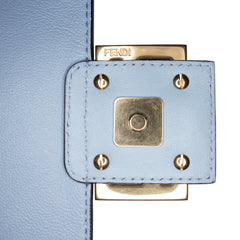 Zucca Embossed Leather Baguette Satchel