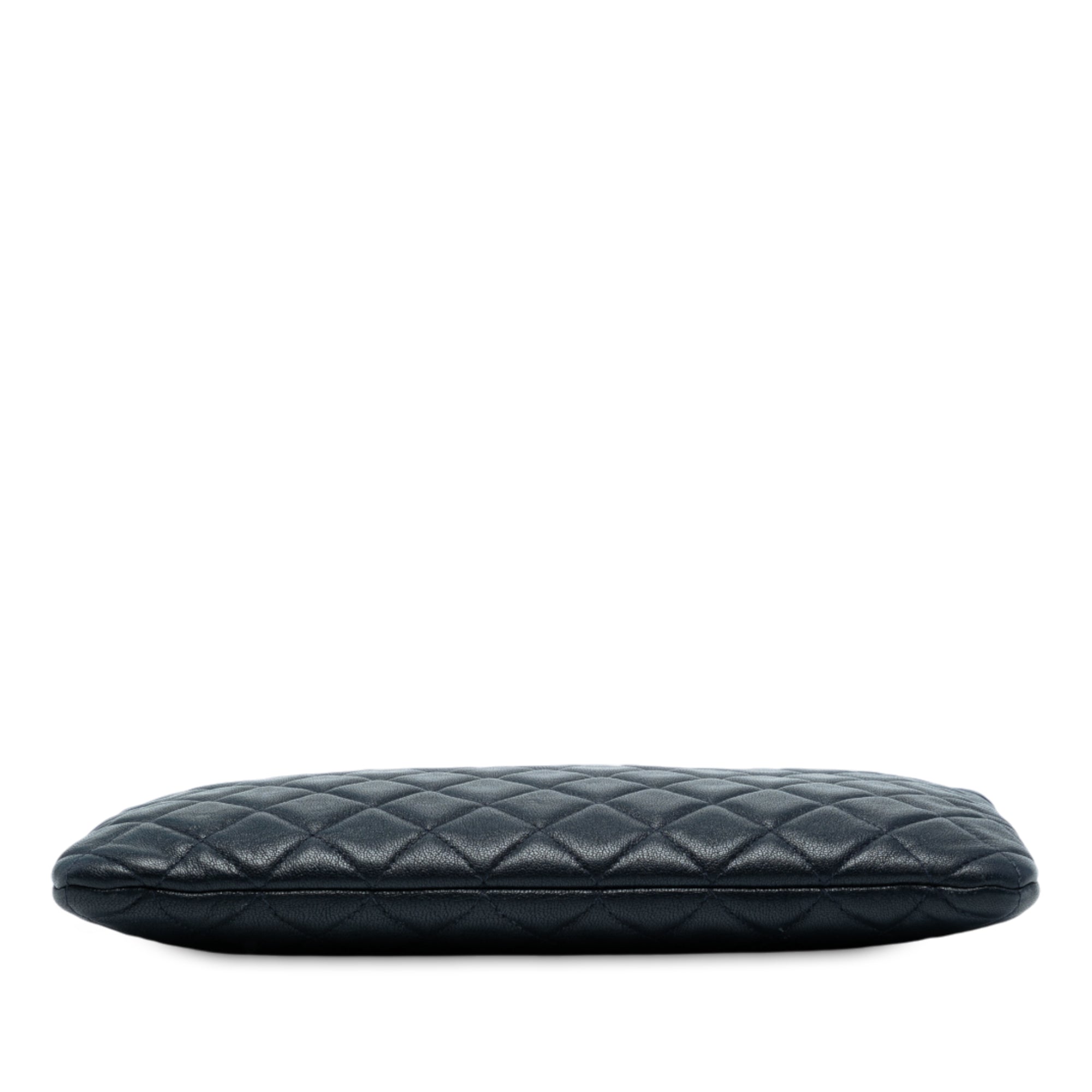 Medium Quilted Sheepskin Mademoiselle O Case Clutch