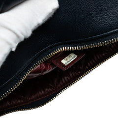 Medium Quilted Sheepskin Mademoiselle O Case Clutch