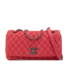 Small Iridescent Calfskin New Bubble Flap