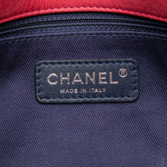 Small Iridescent Calfskin New Bubble Flap