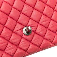 Small Iridescent Calfskin New Bubble Flap