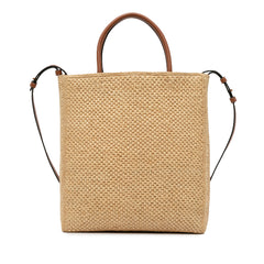 Small Raffia Standard A4 Satchel