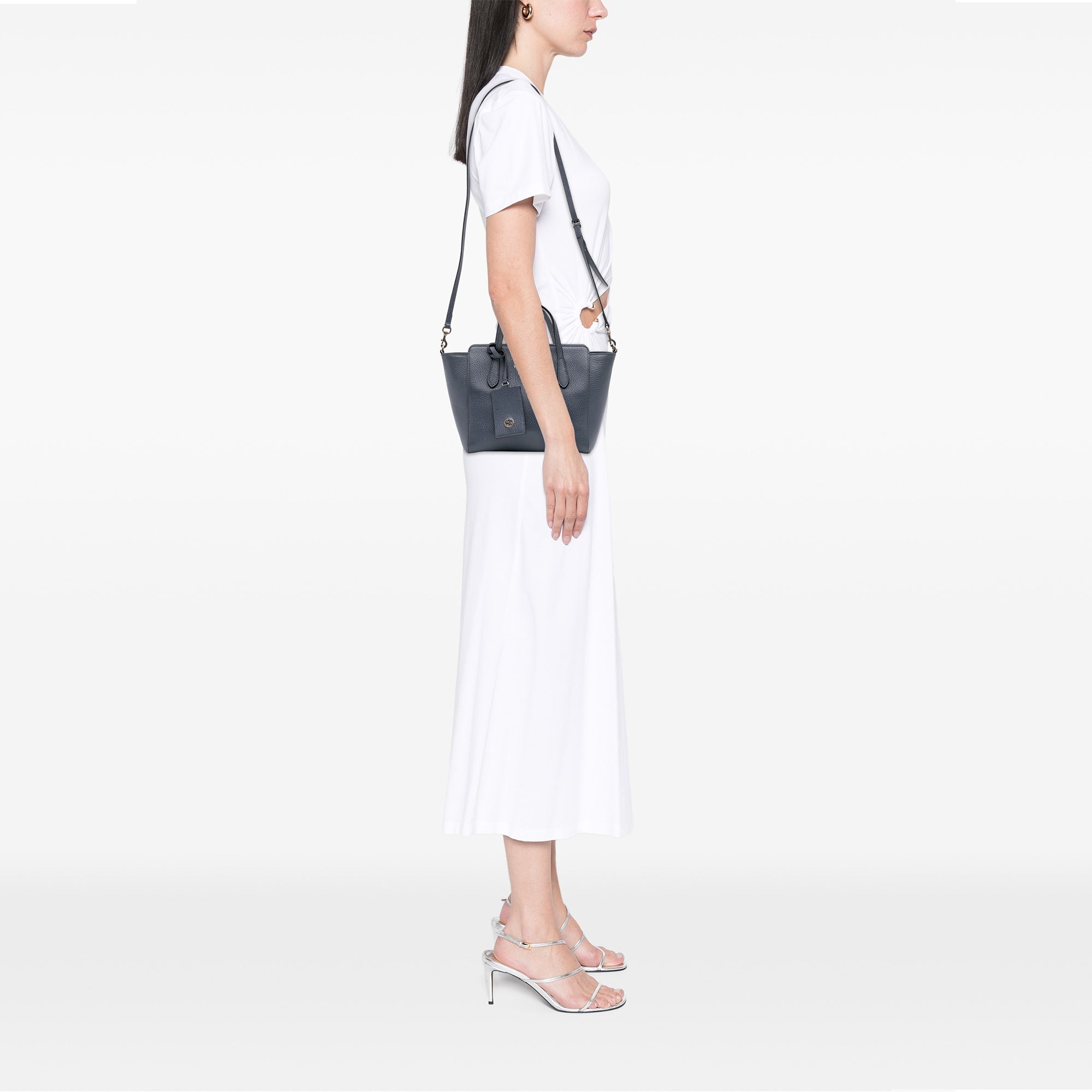 Mini Leather Swing Satchel