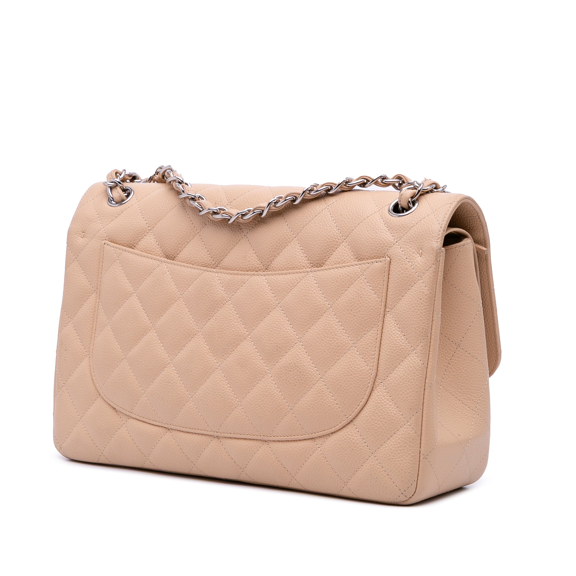 Jumbo Classic Caviar Double Flap