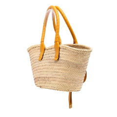 Medium Raffia Marcie Basket Tote