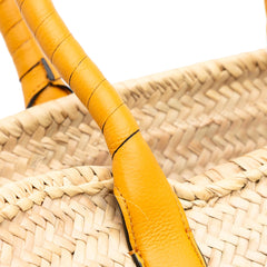 Medium Raffia Marcie Basket Tote