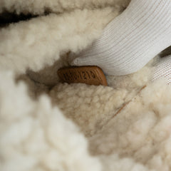 Mini Suede Cannage with Shearling Trim Lady Dior