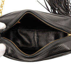 CC Quilted Lambskin Tassel Camera Bag