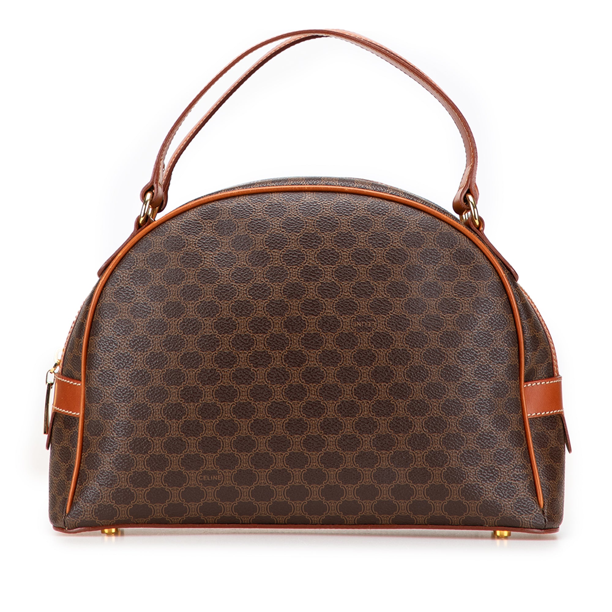 Macadam Coated Canvas Dome Handbag