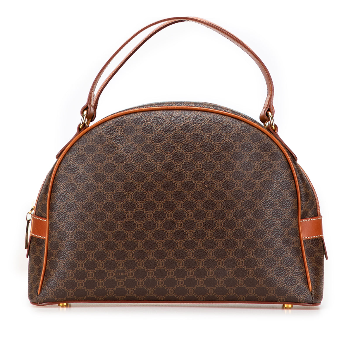 Macadam Coated Canvas Dome Handbag