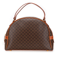 Macadam Coated Canvas Dome Handbag