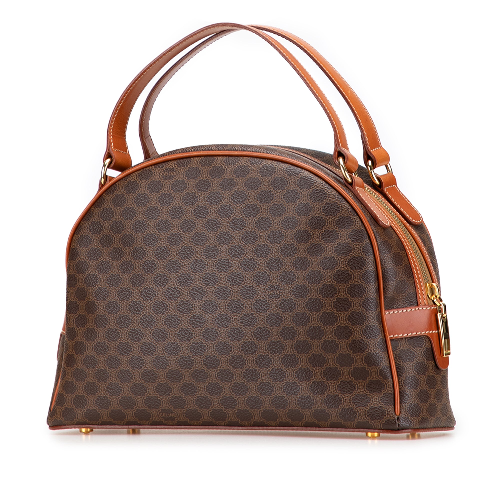 Macadam Coated Canvas Dome Handbag