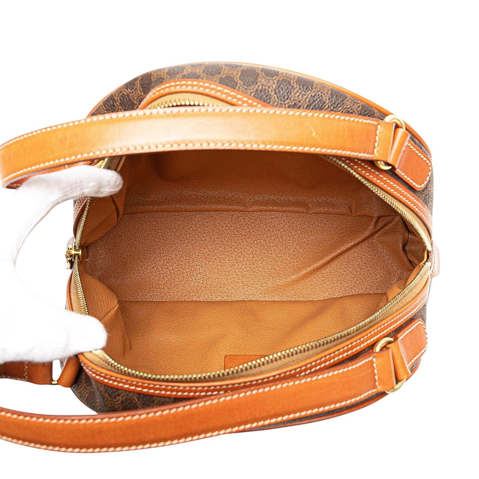 Macadam Coated Canvas Dome Handbag