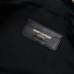 Quilted Chevron Leather Monogram Document Holder