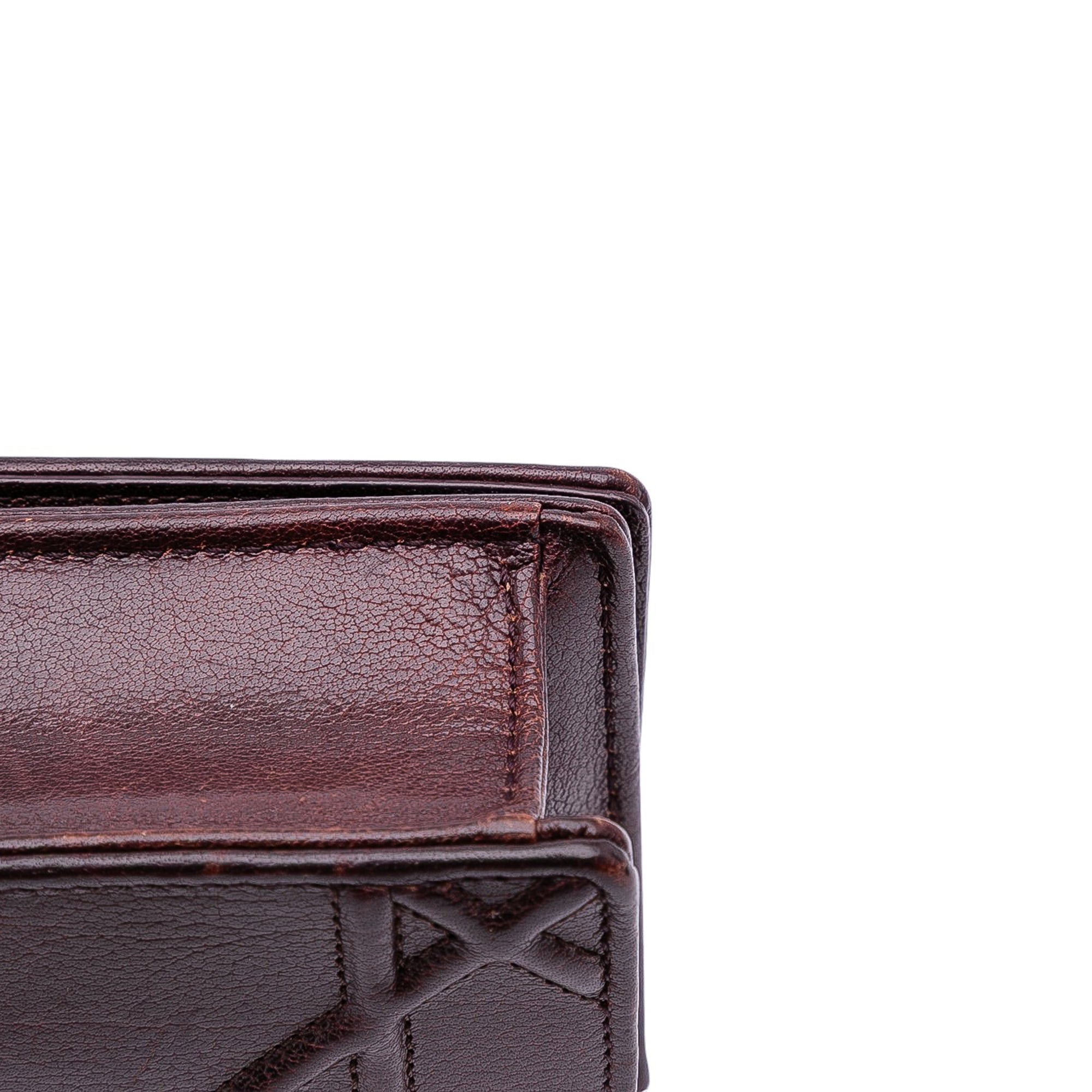 Mini Grained Calfskin Diorama Flap