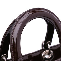 Large Patent Cannage Lady Dior