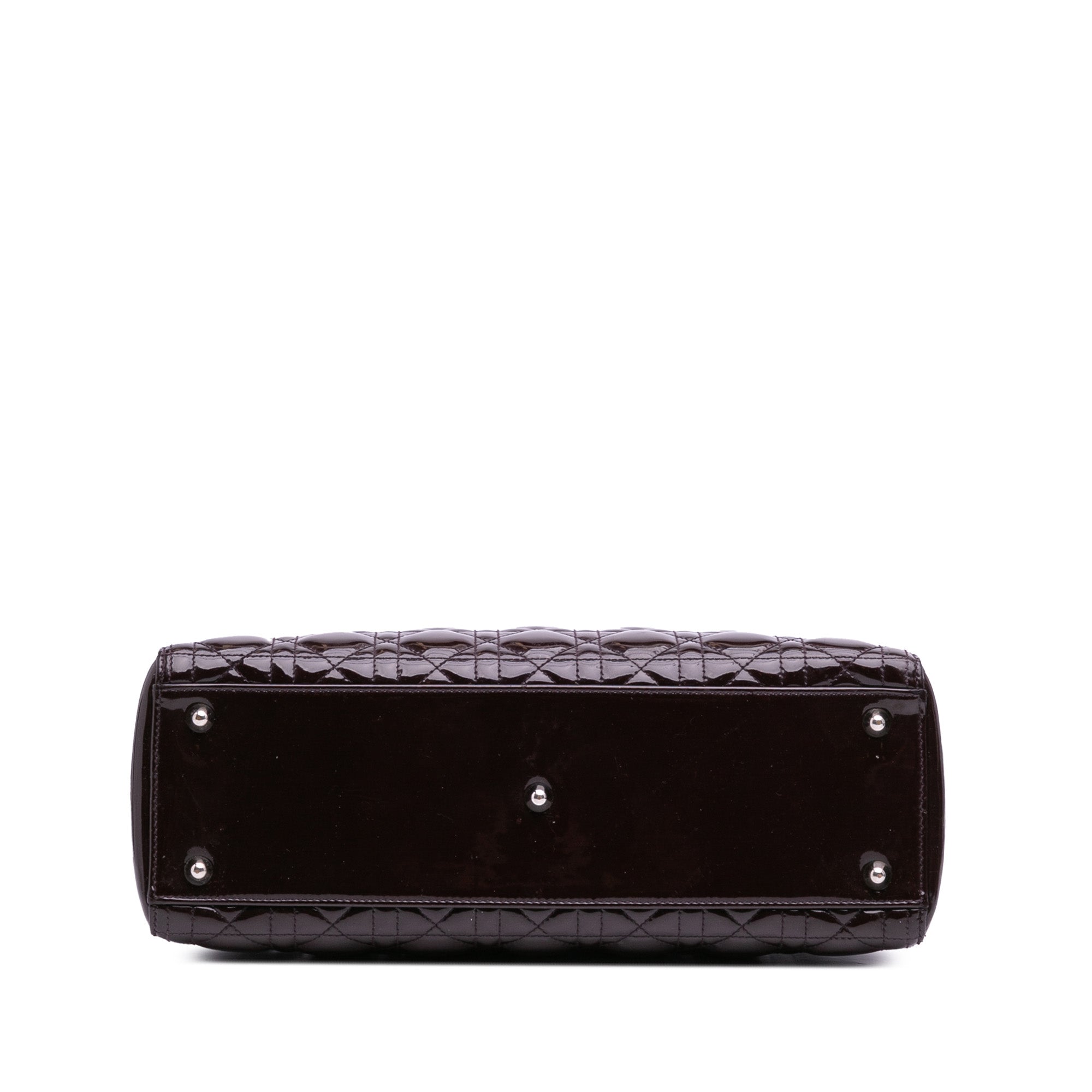 Large Patent Cannage Lady Dior