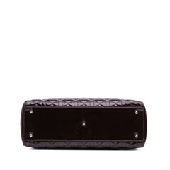 Large Patent Cannage Lady Dior