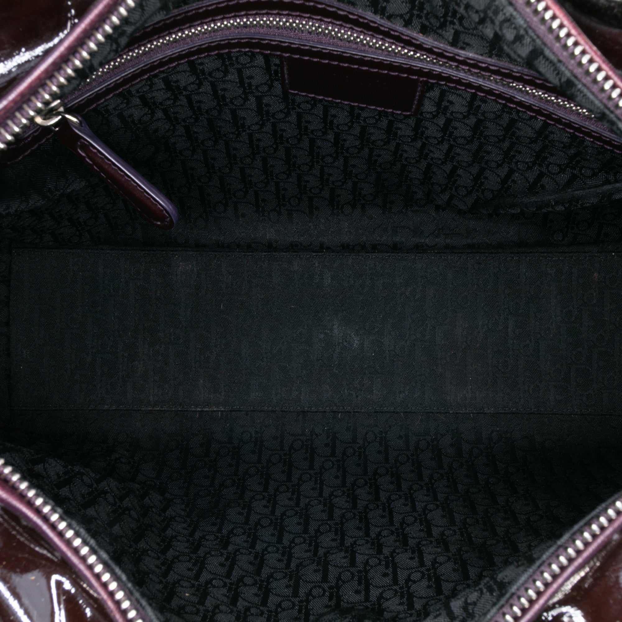 Large Patent Cannage Lady Dior