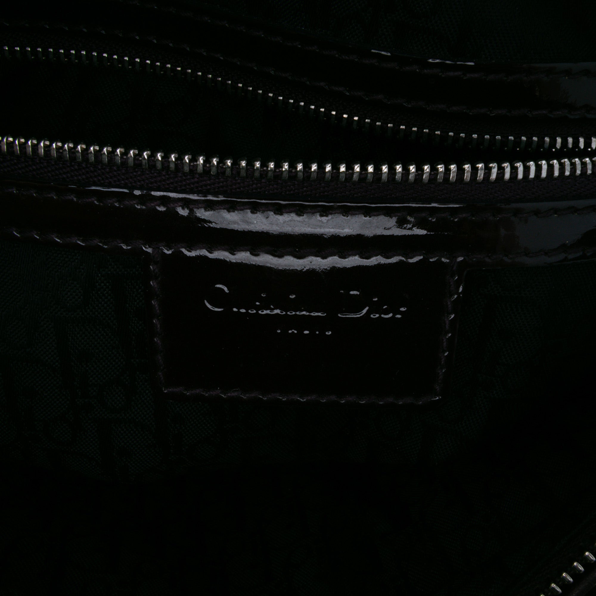 Large Patent Cannage Lady Dior