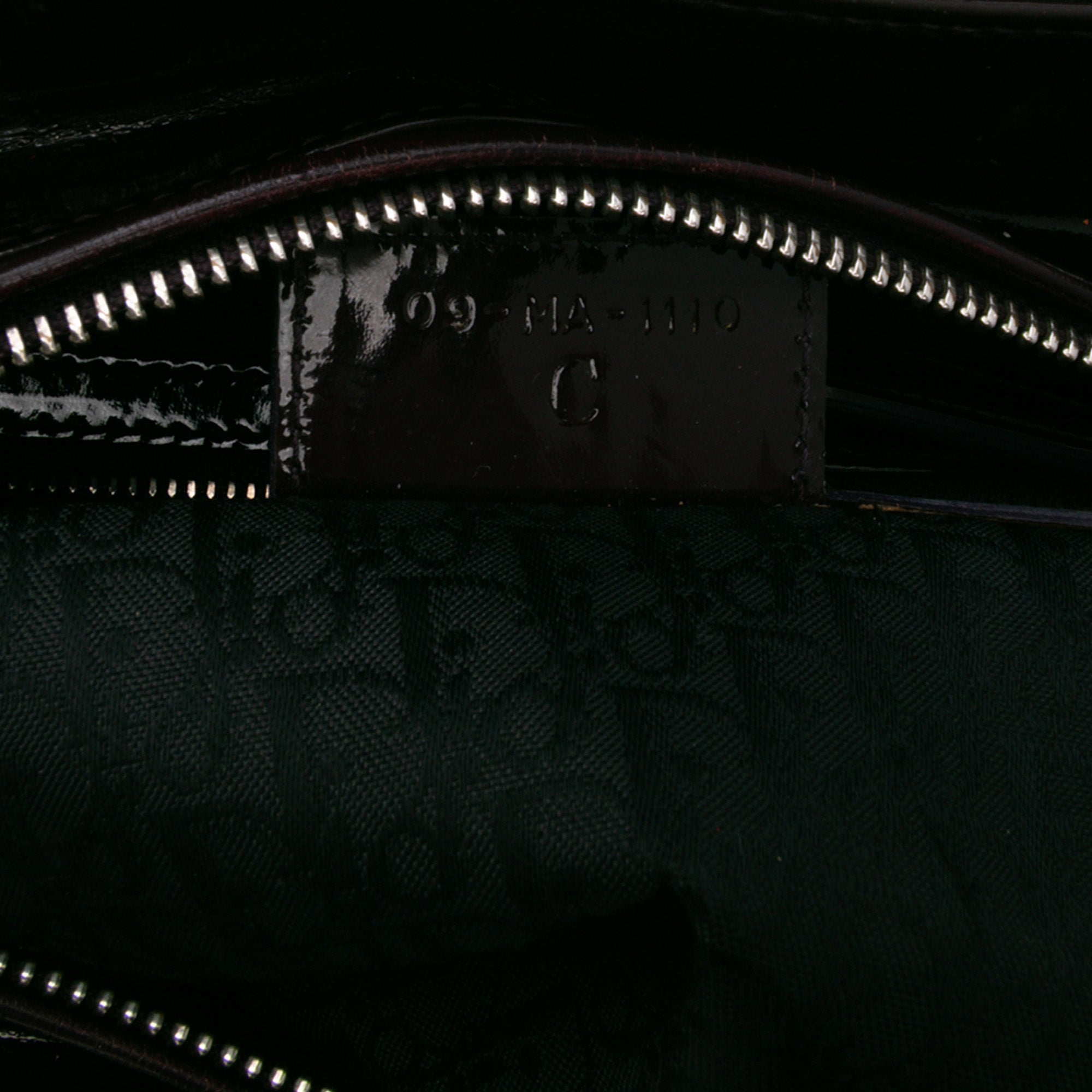Large Patent Cannage Lady Dior