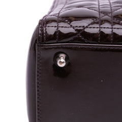 Large Patent Cannage Lady Dior