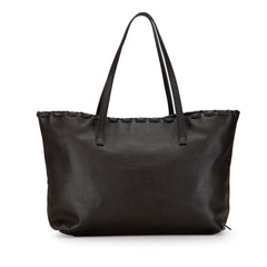 Leather Bamboo Tassel Tote_2