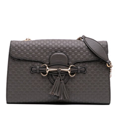 Medium Microguccissima Emily Shoulder Bag