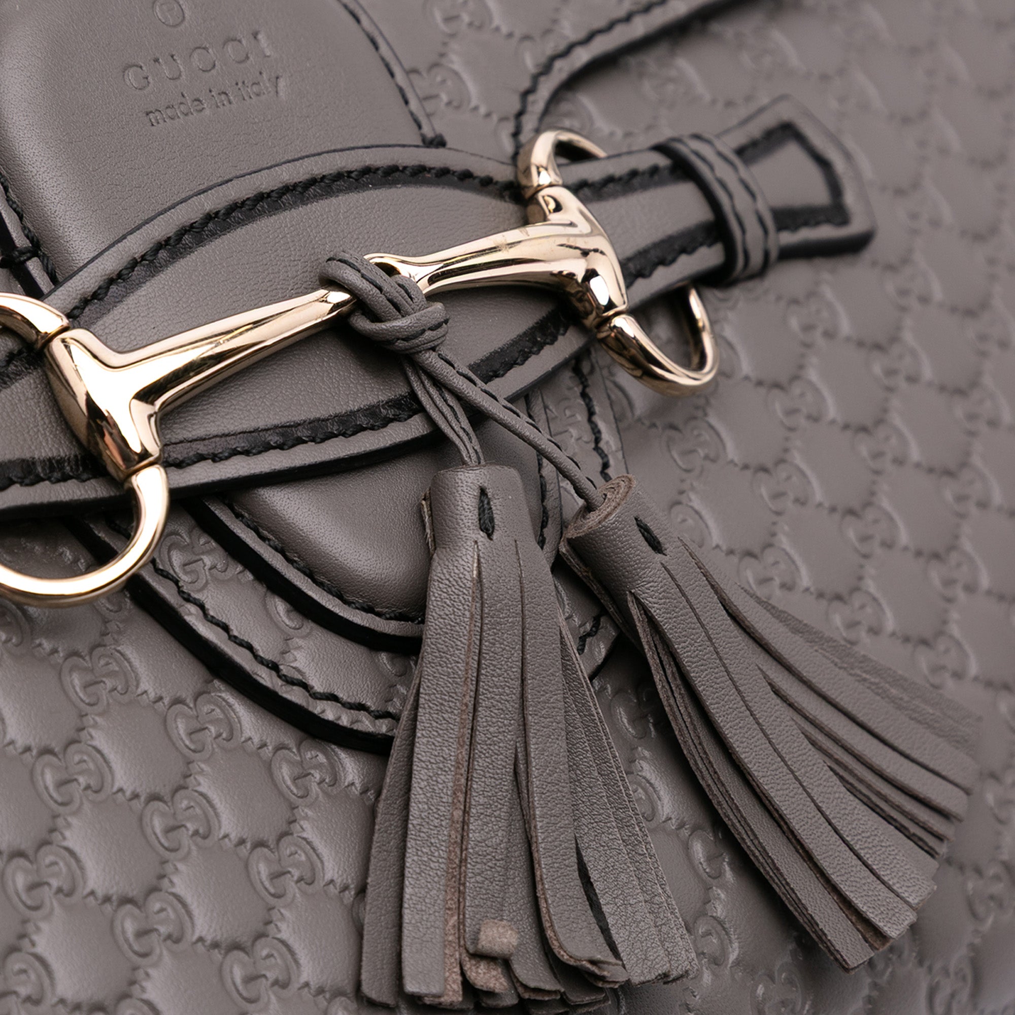Medium Microguccissima Emily Shoulder Bag